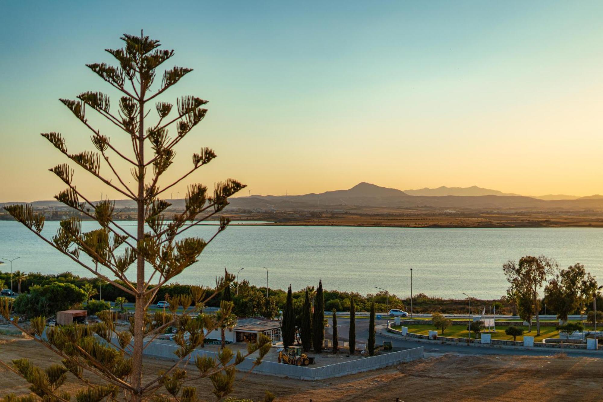 Appartamento Majestic Sunset Salt Lake Views 300M From Beach Larnaca Esterno foto